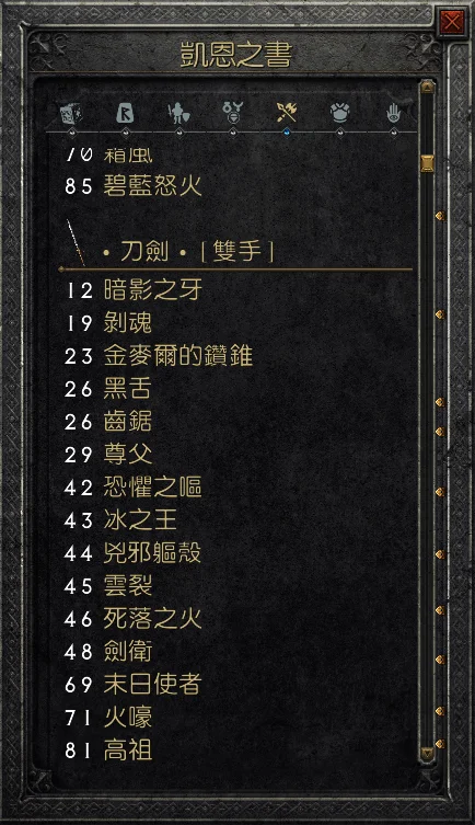 佣兵全装备界面截图